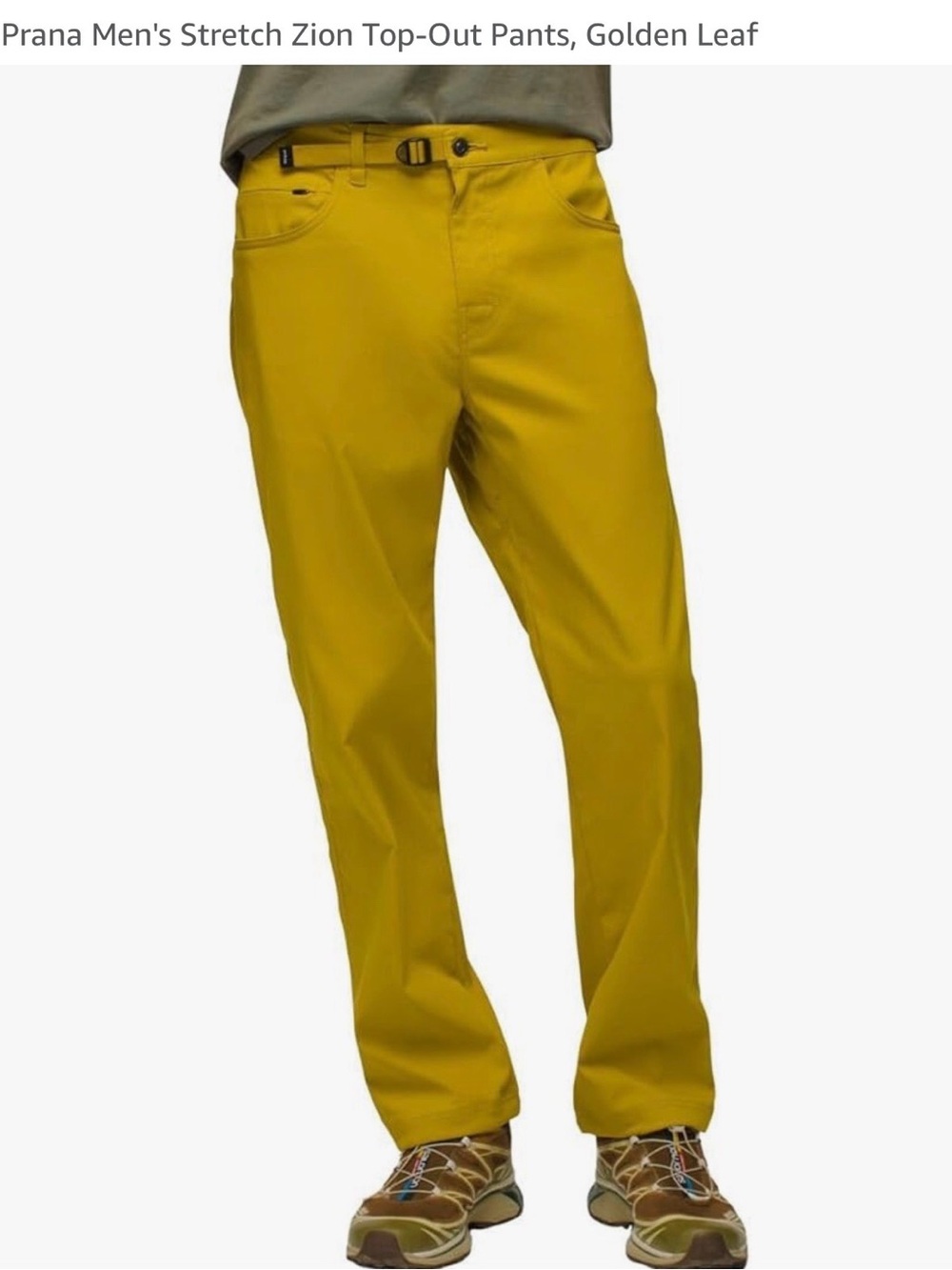 Prana Stretch Zion™ Top-Out Pants Size M
Color: Golden Leaf